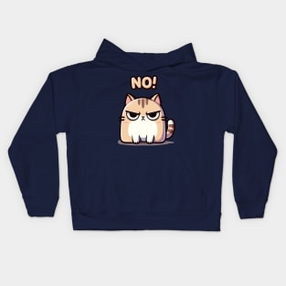 The Cat Says No! Kids Hoodie